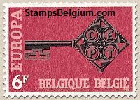 Timbre Belgique Yvert 1453 - Belgium Scott