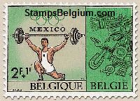Timbre Belgique Yvert 1457 - Belgium Scott