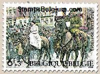 Timbre Belgique Yvert 1476 - Belgium Scott