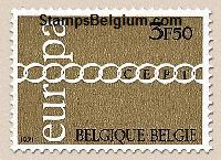 Timbre Belgique Yvert 1578
