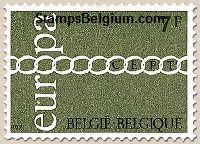 Timbre Belgique Yvert 1579