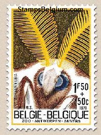 Timbre Belgique Yvert 1610