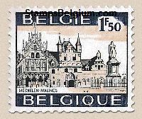 Timbre Belgique Yvert 1614