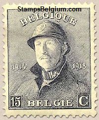 Timbre Belgique Yvert 169
