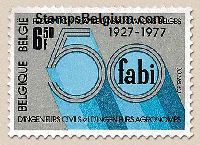 Timbre Belgique Yvert 1836
