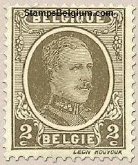 Timbre Belgique Yvert 191