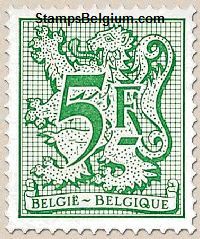 Timbre Belgique Yvert 1947