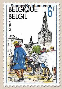 Timbre Belgique Yvert 1954