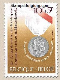 Timbre Belgique Yvert 1961