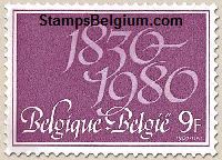 Timbre Belgique Yvert 1963