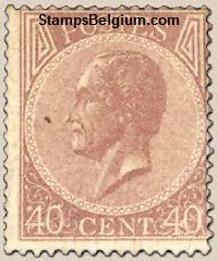 Timbre Belgique Yvert 20