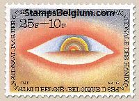 Timbre Belgique Yvert 2000
