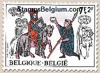 Timbre Belgique Yvert 2071