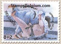 Timbre Belgique Yvert 2118