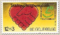 Timbre Belgique Yvert 2128