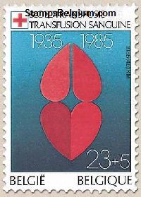 Timbre Belgique Yvert 2162