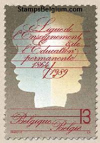 Timbre Belgique Yvert 2337