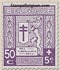 Timbre Belgique Yvert 242