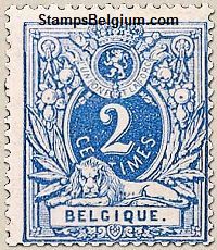 Timbre Belgique Yvert 27