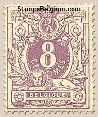 Timbre Belgique Yvert 29