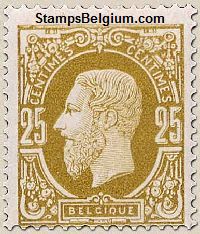 Timbre Belgique Yvert 32