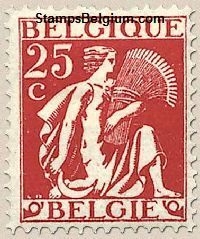 Timbre Belgique Yvert 339