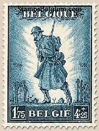 Timbre Belgique Yvert 352