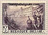 Timbre Belgique Yvert 356