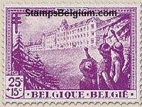 Timbre Belgique Yvert 357