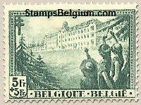 Timbre Belgique Yvert 362