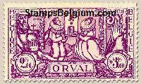 Timbre Belgique Yvert 371