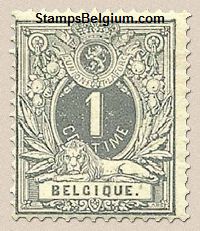 Timbre Belgique Yvert 43