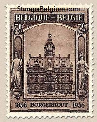 Timbre Belgique Yvert 436