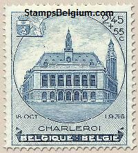 Timbre Belgique Yvert 437