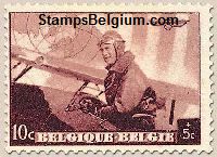 Timbre Belgique Yvert 466