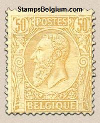 Timbre Belgique Yvert 50