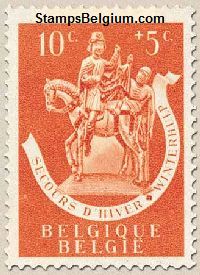 Timbre Belgique Yvert 603