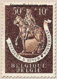 Timbre Belgique Yvert 605
