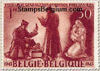 Timbre Belgique Yvert 624