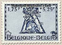 Timbre Belgique Yvert 628
