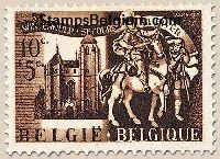 Timbre Belgique Yvert 631