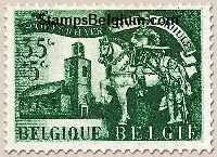 Timbre Belgique Yvert 632