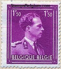 Timbre Belgique Yvert 641