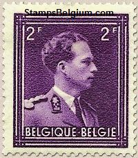 Timbre Belgique Yvert 643