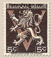 Timbre Belgique Yvert 674