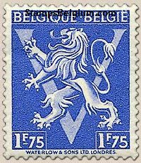 Timbre Belgique Yvert 683