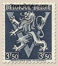 Timbre Belgique Yvert 687