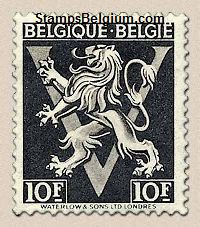 Timbre Belgique Yvert 689