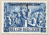 Timbre Belgique Yvert 698