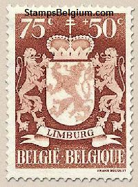 Timbre Belgique Yvert 720
